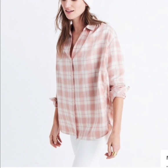 Madewell Central Button Down Danville Plaid Shirt - Picture 1 of 8